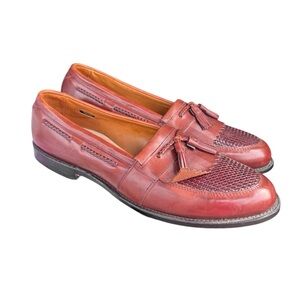 Allen Edmonds Cody Tassel Loafers Brown Leather